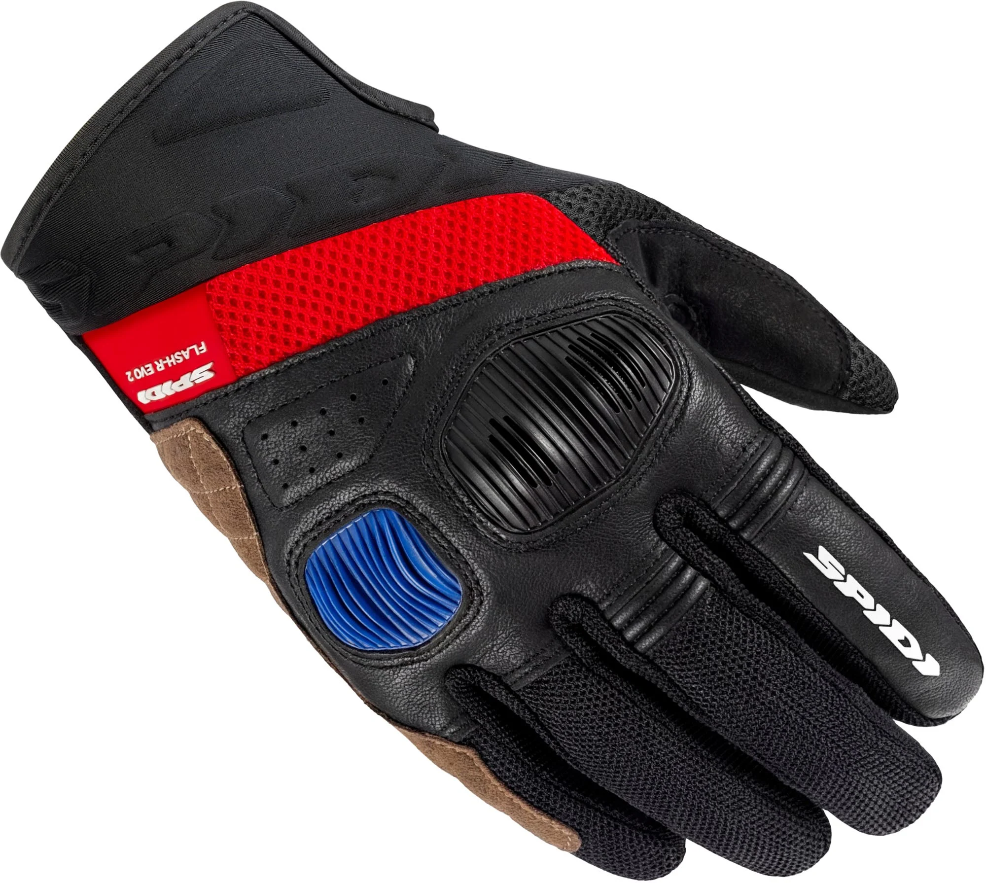 Spidi Flash-R Evo 2 Motorcycle Gloves  black/blue/red