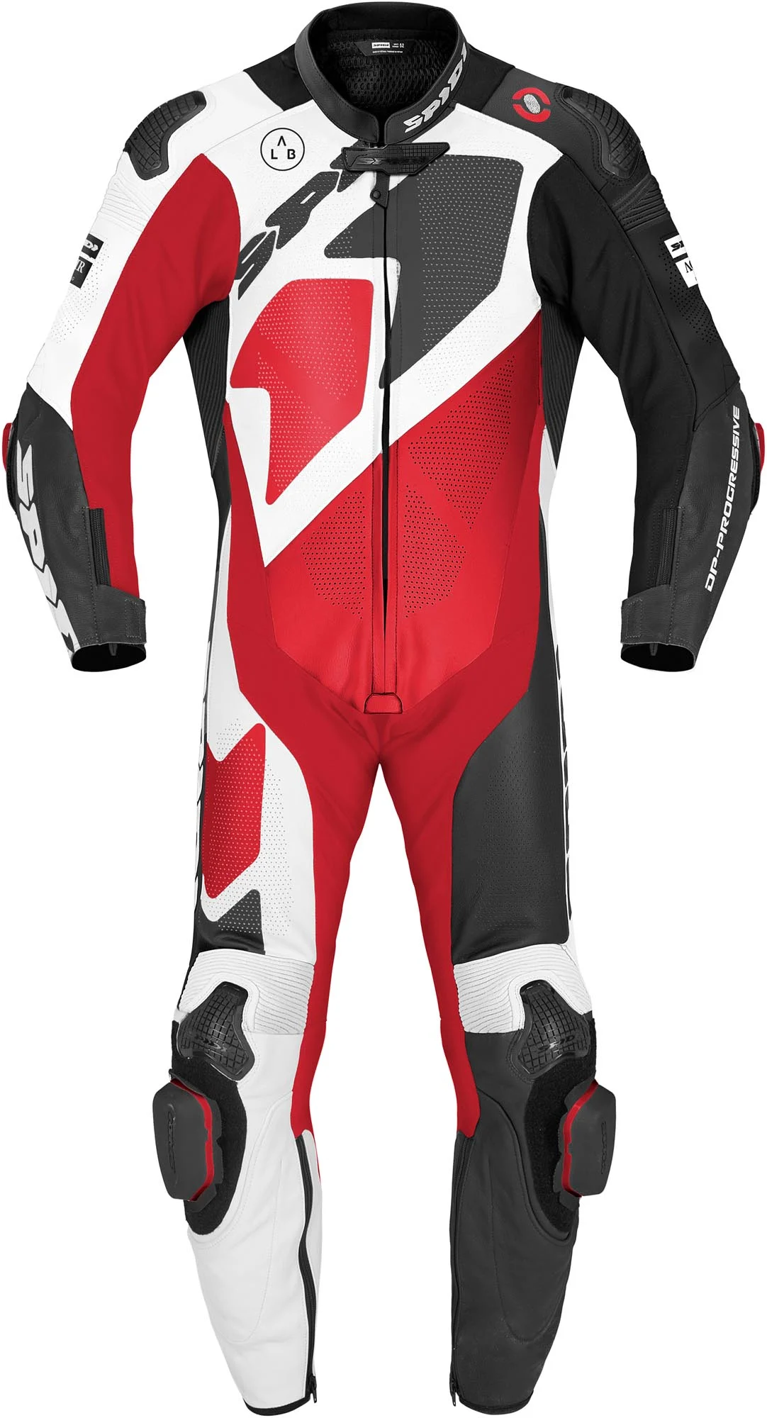 Spidi Gran Premio Pro perforated One Piece Motorcycle Leather Suit  red