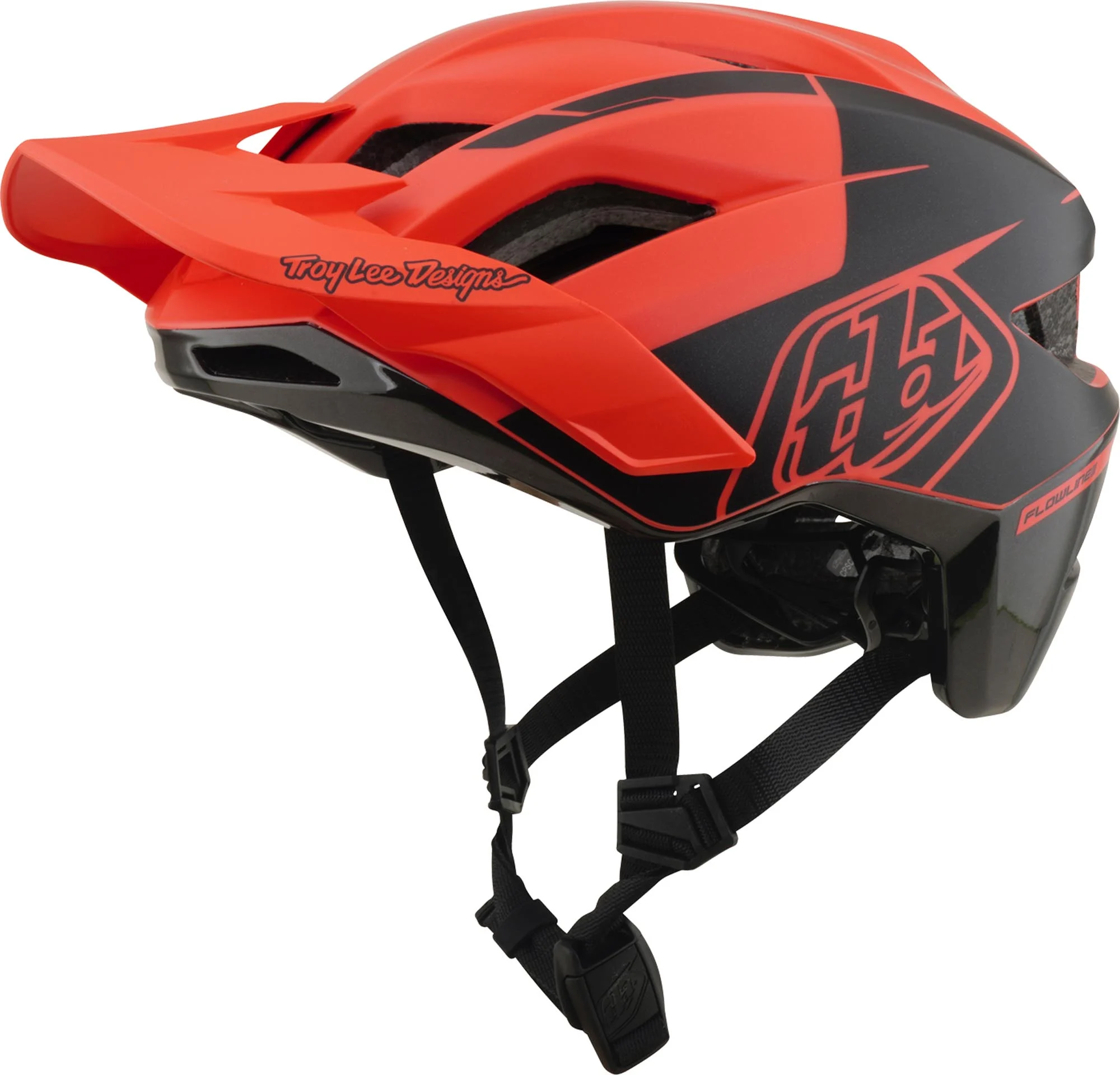 Troy Lee Designs Flowline SE MIPS Hydro Bicycle Helmet coral red