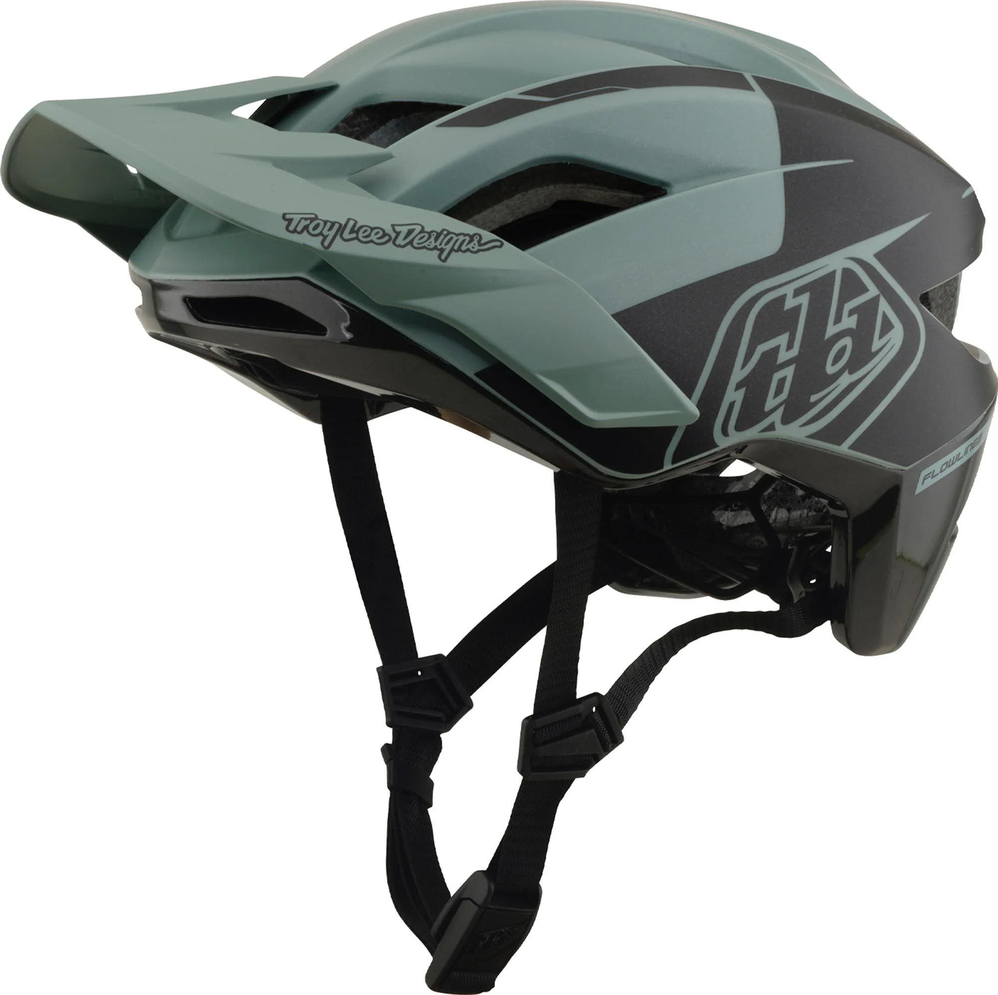 Troy Lee Designs Flowline SE MIPS Hydro Bicycle Helmet green/grey