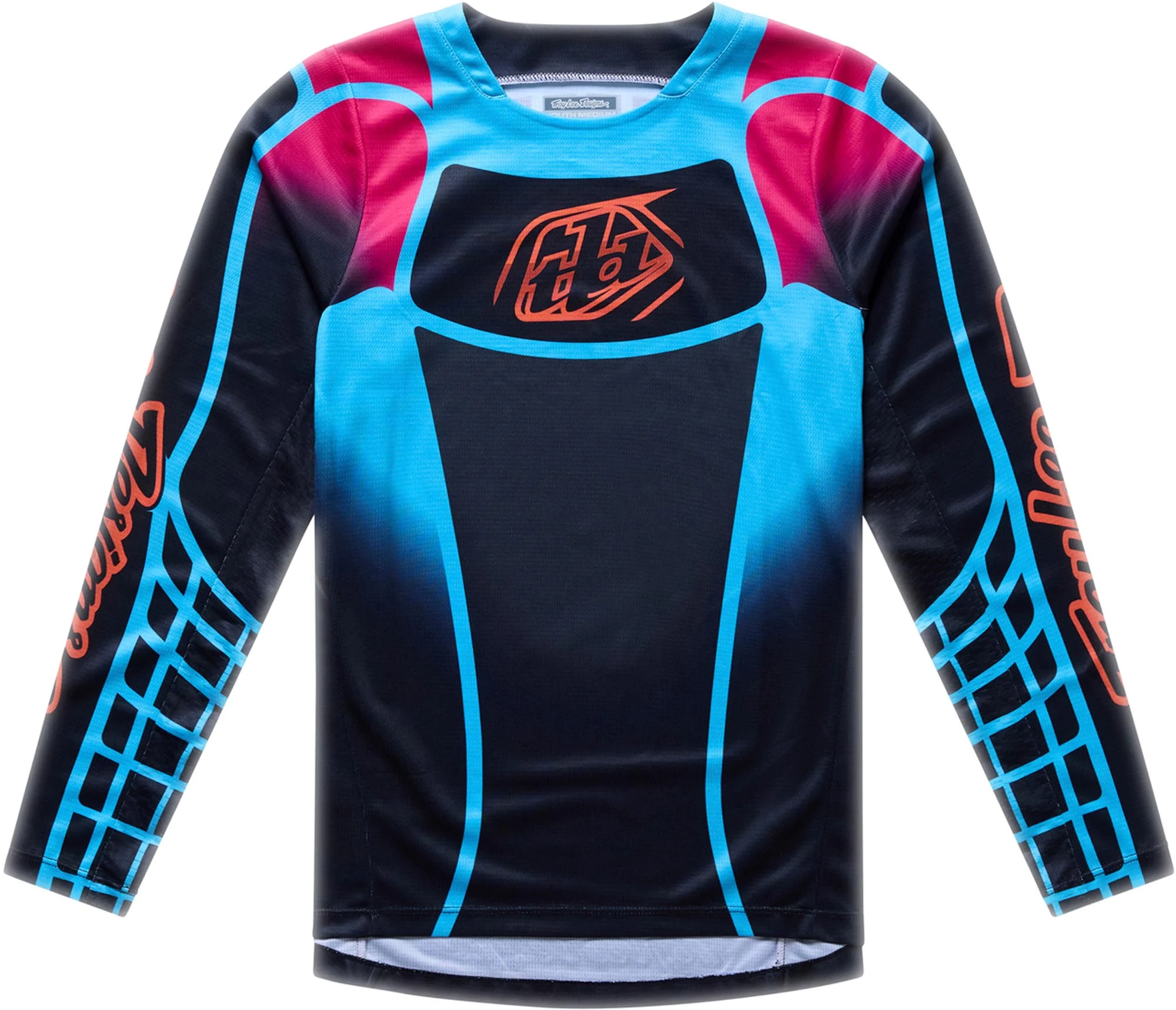 Troy Lee Designs GP Pro Framework Youth Motocross Jersey  black/turquoise