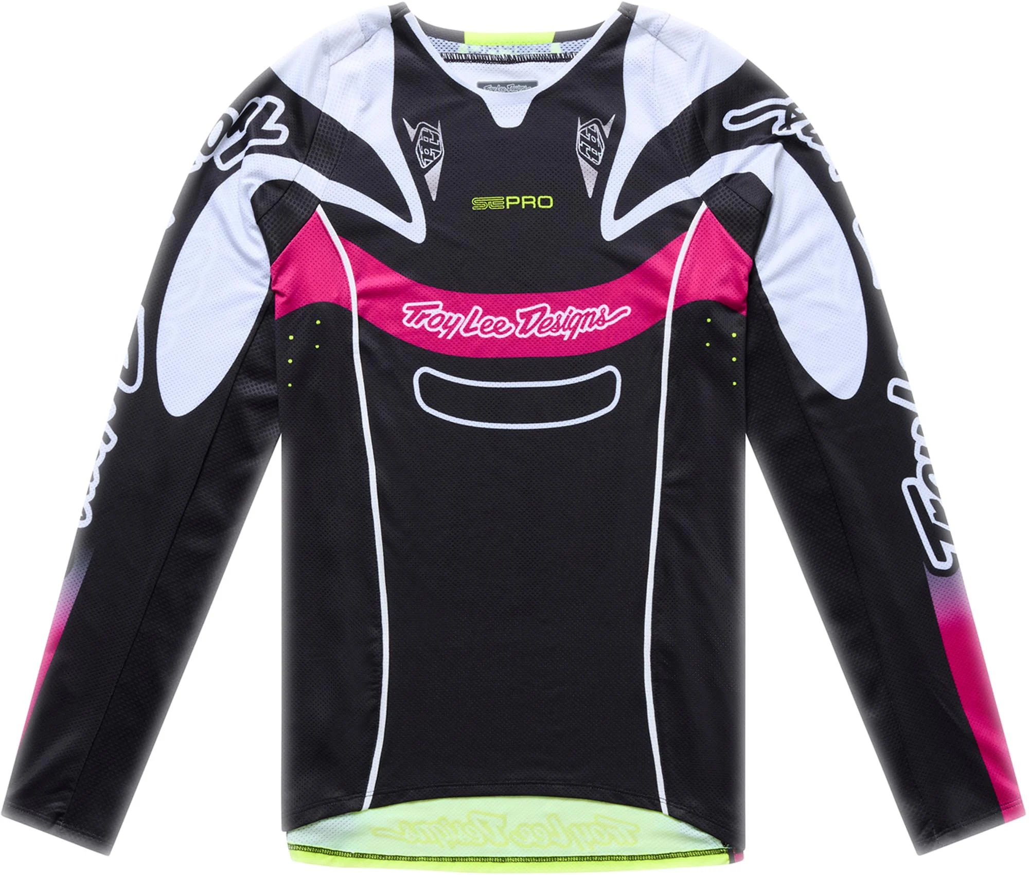 Troy Lee Designs SE Pro Salvo Youth Motocross Jersey  black/white