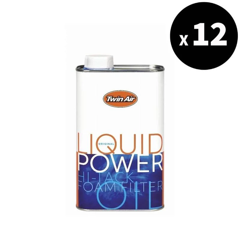 TWIN AIR Liquid Power Foam Filter Oil - 1L x12