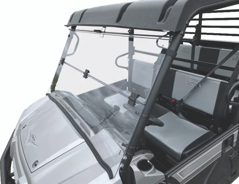 QuadBoss 16-22 Kawasaki KAF820 Mule Pro-DX Windbreak Folding Windshield - 375787