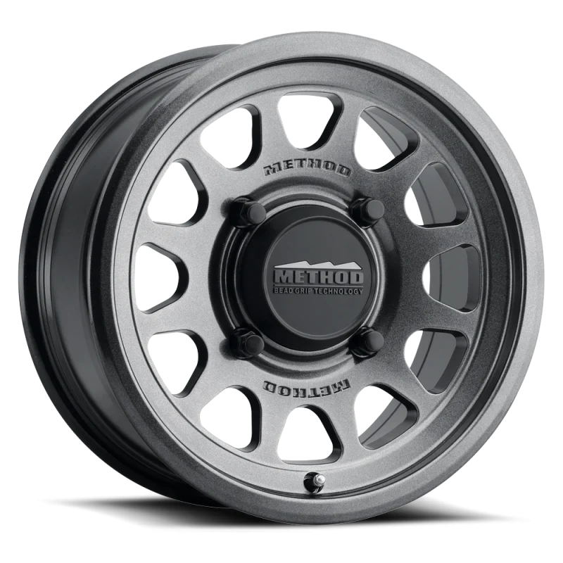 Method MR414 Bead Grip 14x7 / 5+2/38mm Offset / 4x156 / 132mm CB Graphite Wheel - MR414470461252