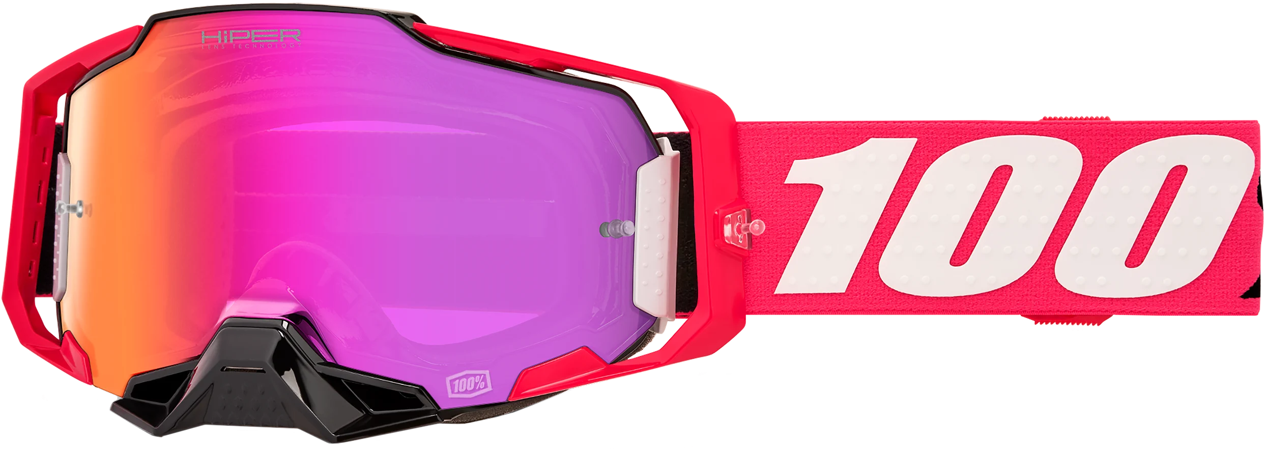 Armega Hiper Goggle Kloug Mirror Dark Red Lens