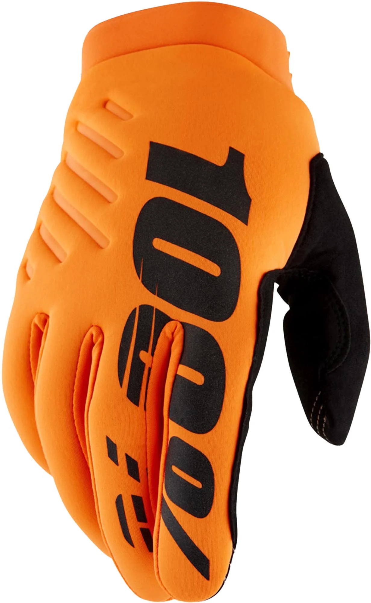 100% Brisker MX Gloves orange/black