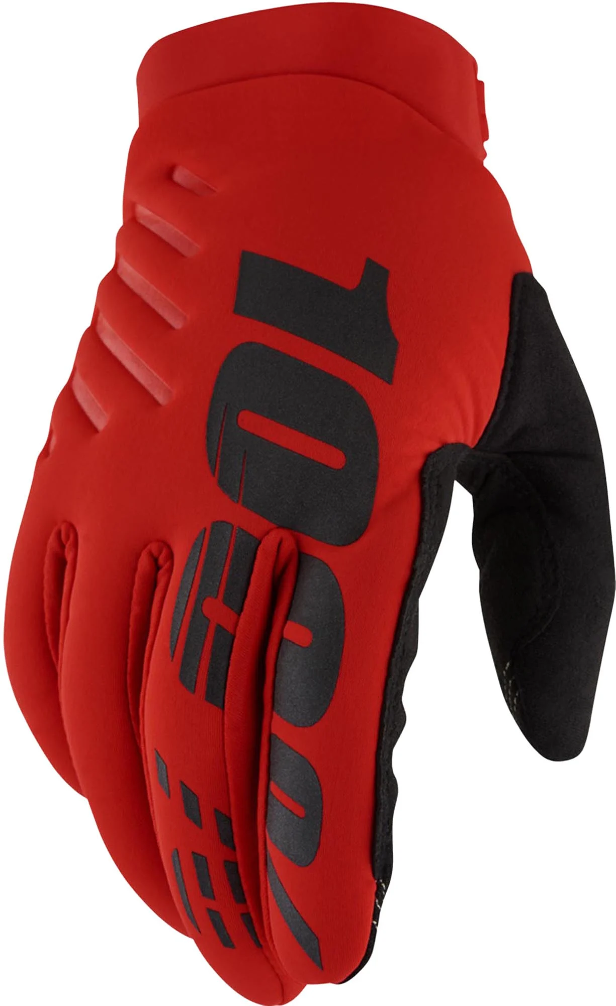 100% Brisker MX Gloves red