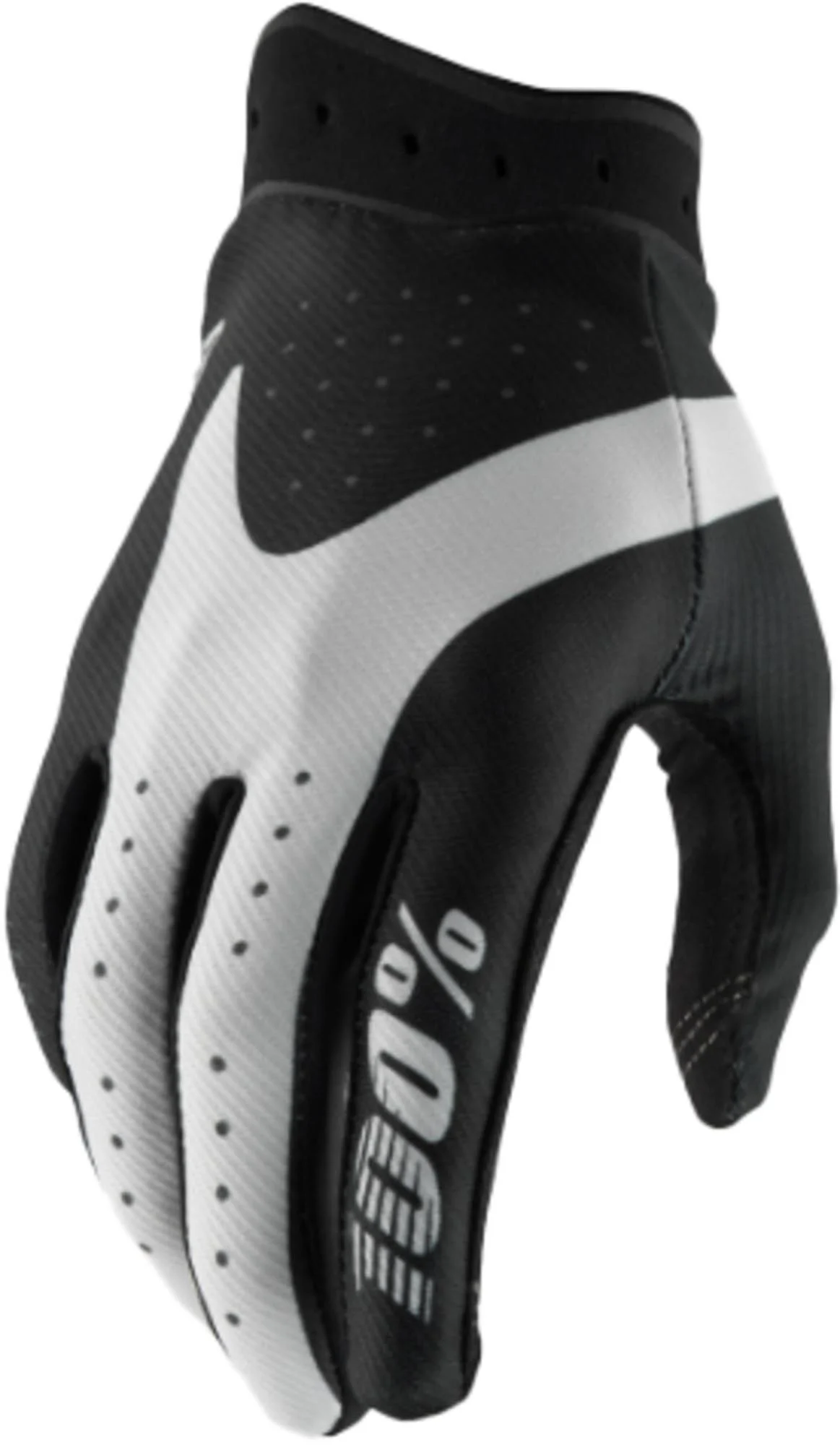 100% iTrack MX Gloves black/white