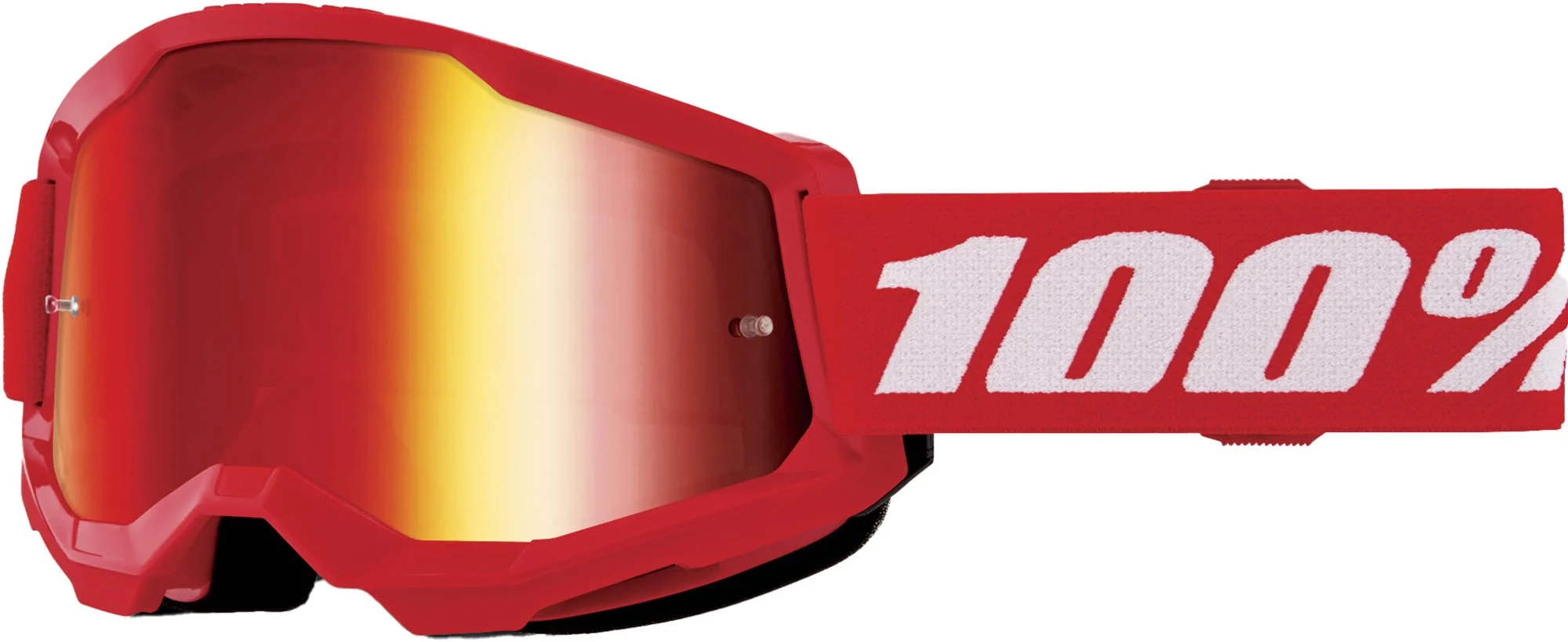 100% Strata 2 Youth Motocross Goggles red/white