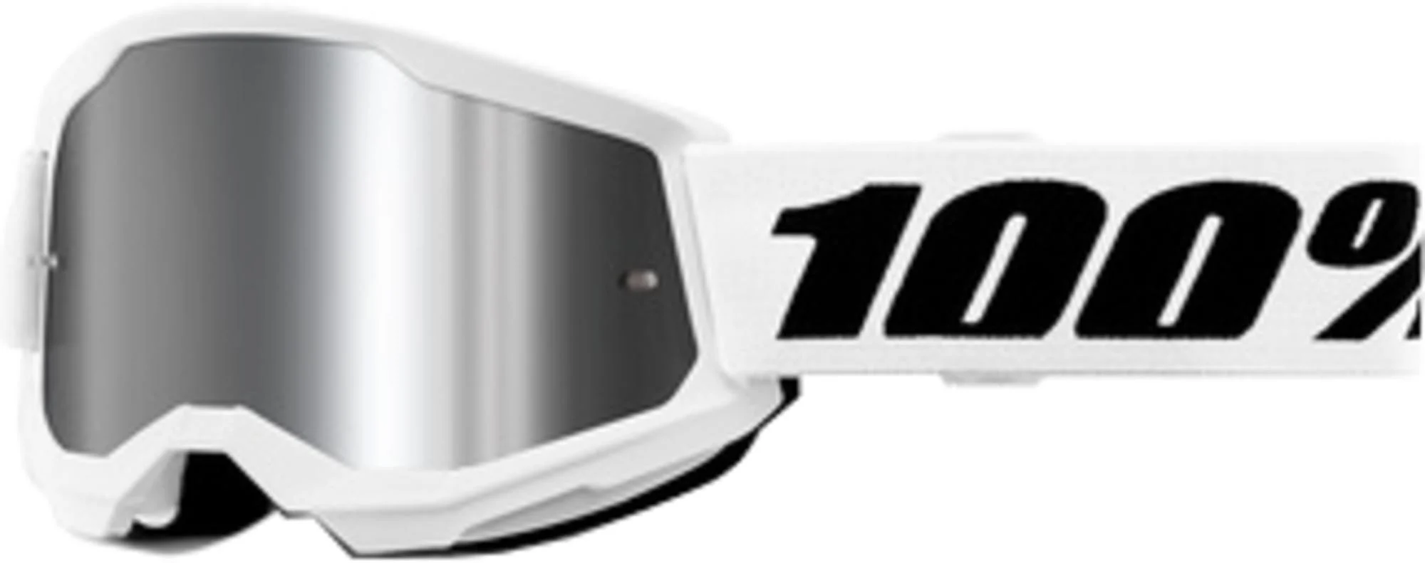 100% Strata 2 Youth Motocross Goggles white