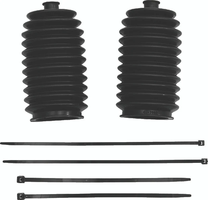 QuadBoss 17-19 Polaris ACE 500 Steering Rack Tie Rod Assembly Kit - Replacement Race Boot - 420679