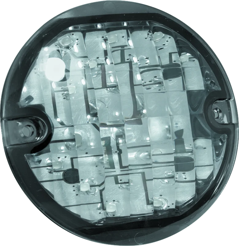 Kuryakyn LED Front Turn Signal Conversion Flat Style Insert Amber Lens - 5441