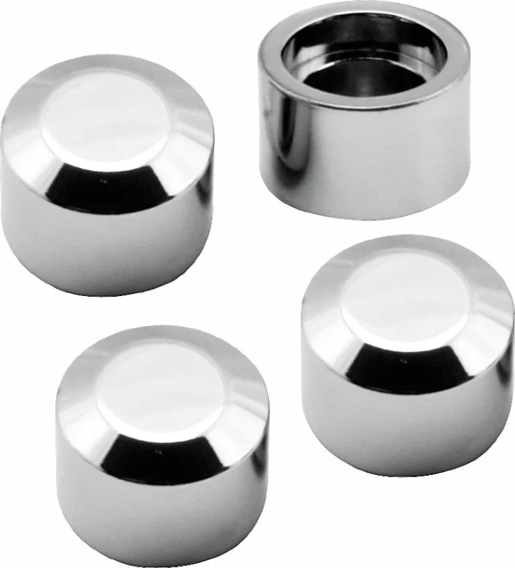 S&S Cycle 1984+ BT/86-03 XL Chrome Head Bolt Covers - 50-0333