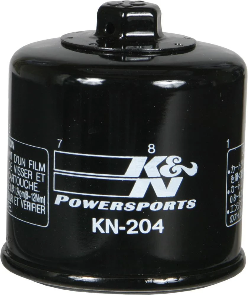 K&N Black Spin-On Oil Filter (KN-204-1)