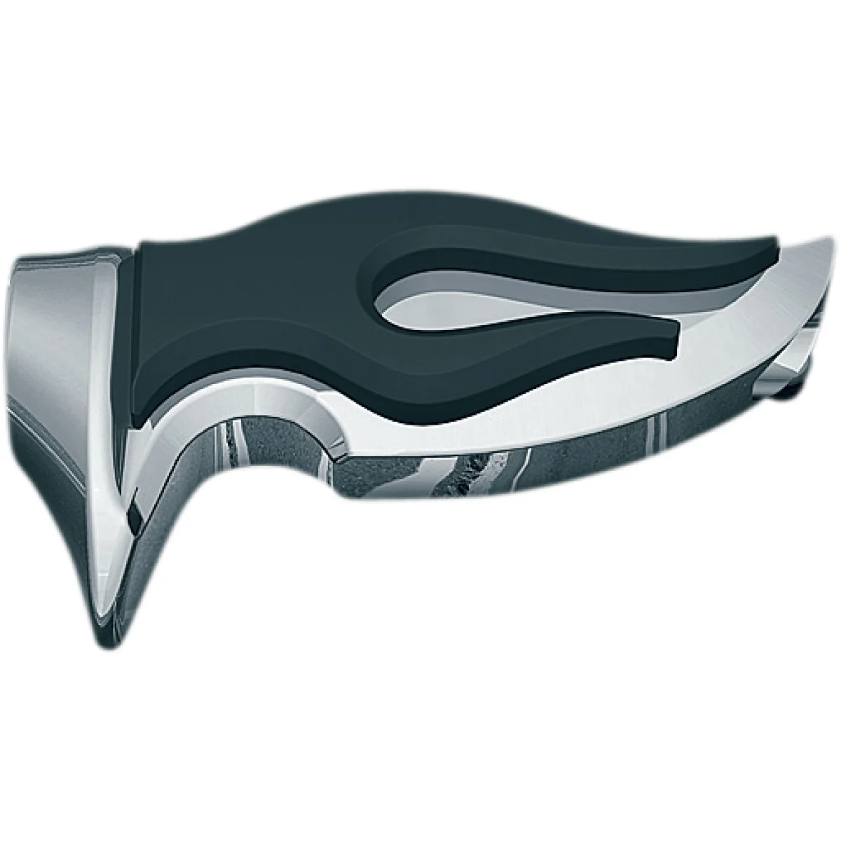 Kuryakyn Flamin' Chrome/Black Footpegs without Adaptor (4417)