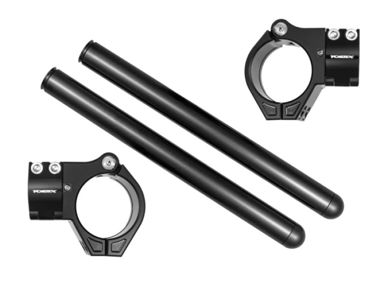 Vortex Racing 7 Degree Bar Angle Zero Offset 55mm Fork Tube - CL55BK
