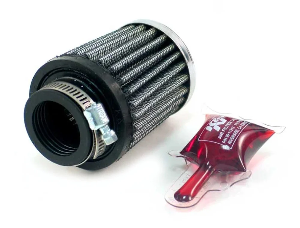K&N Universal Round-Tapered Air Filter 1 1/8" I.D. Flange (RC-2540)