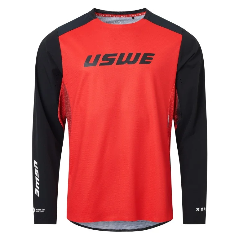 USWE Lera Off-Road Jersey Adult Flame Red - Medium - 80951001400105