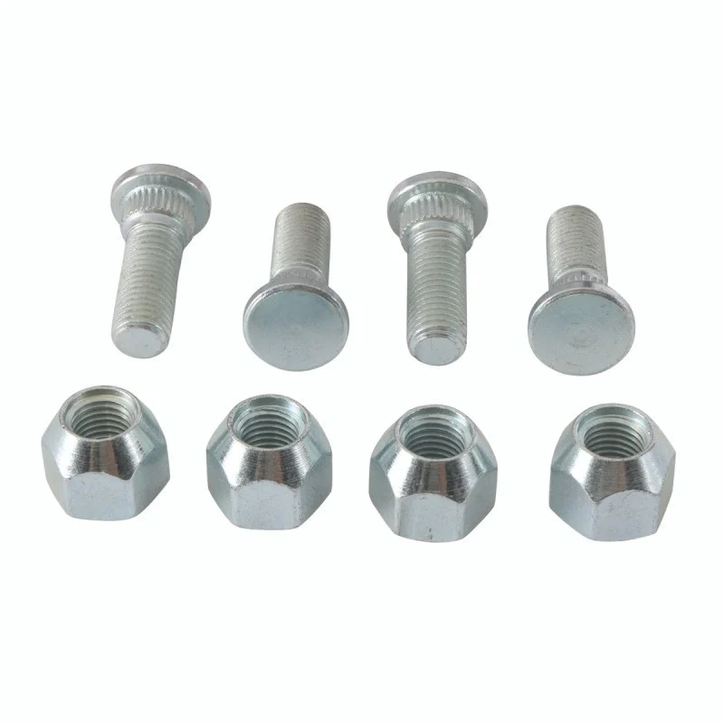 QuadBoss 04-13 Yamaha YFM125 Grizzly Front Wheel Stud & Nut Kit - 608239