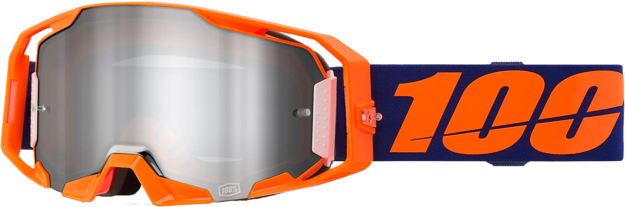 Armatic Goggle Neon Org Mirror Silvr Flash