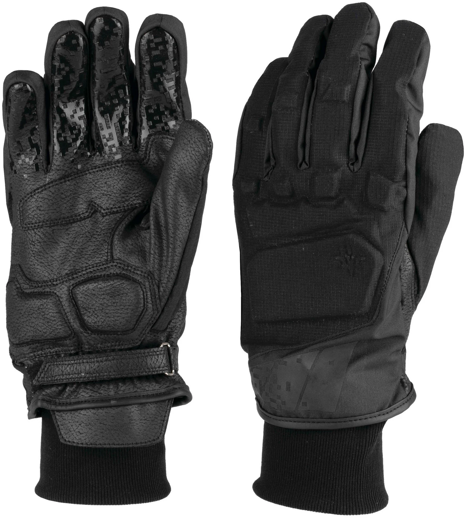 FirstGear Thermodry Mens Short Leather Motorcycle Gloves