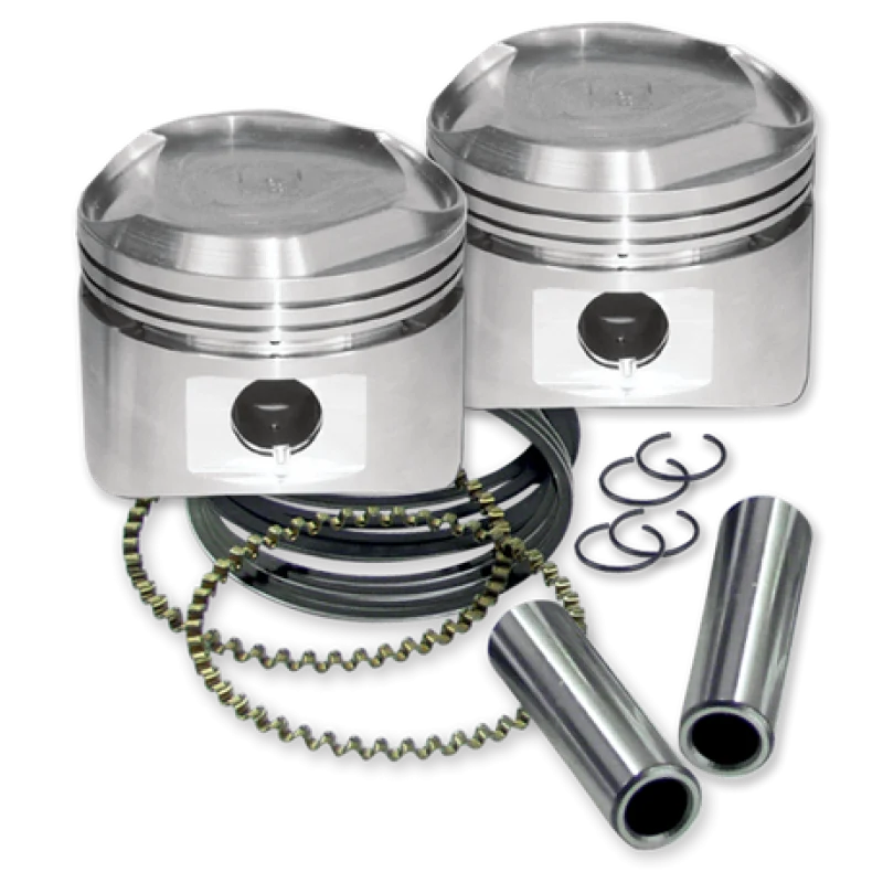 S&S Cycle 84-99 3-1/2in x 4-1/4in Standard 80in Piston Set - 92-2026