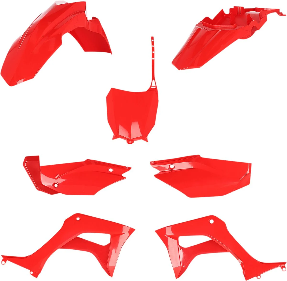 Acerbis Red Plastic Full Body Kit (2861930227)