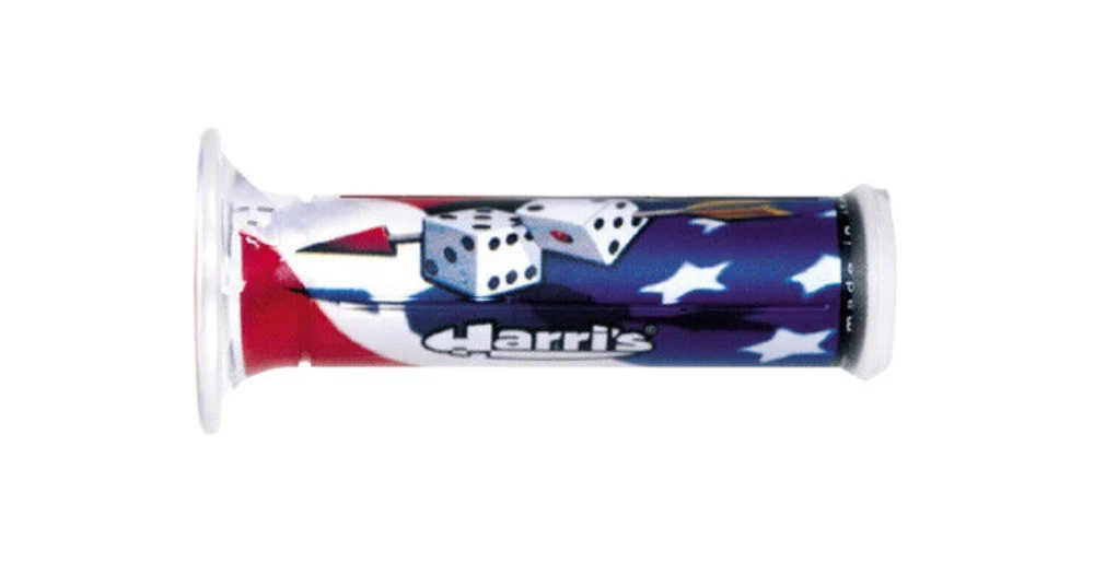 Harri's Dice/Flag EVO Standard Non-Perforated Grips (01684-DU)