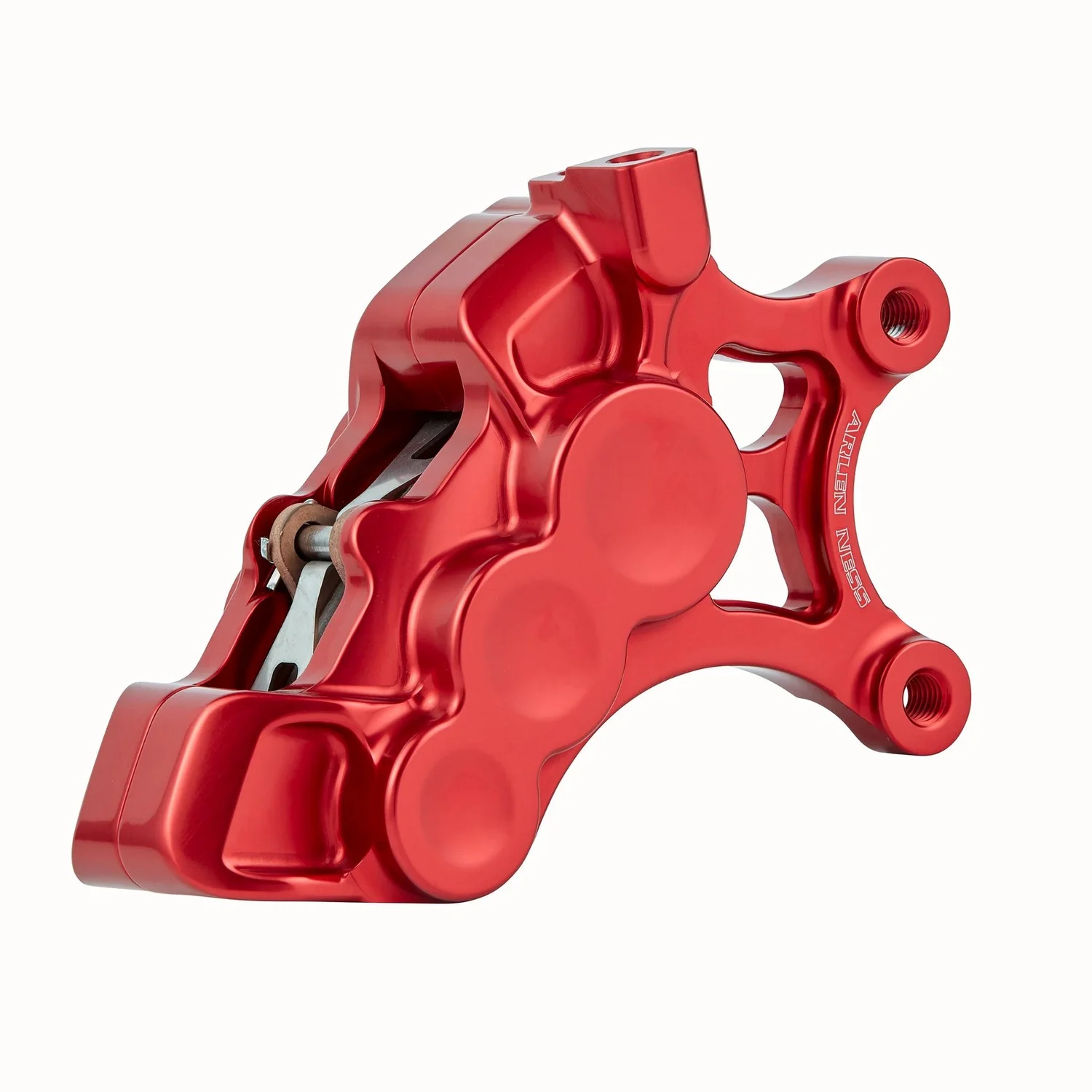 Arlen Ness 14" 6-Piston Differential Bore Red Right Brake Caliper (02-205)