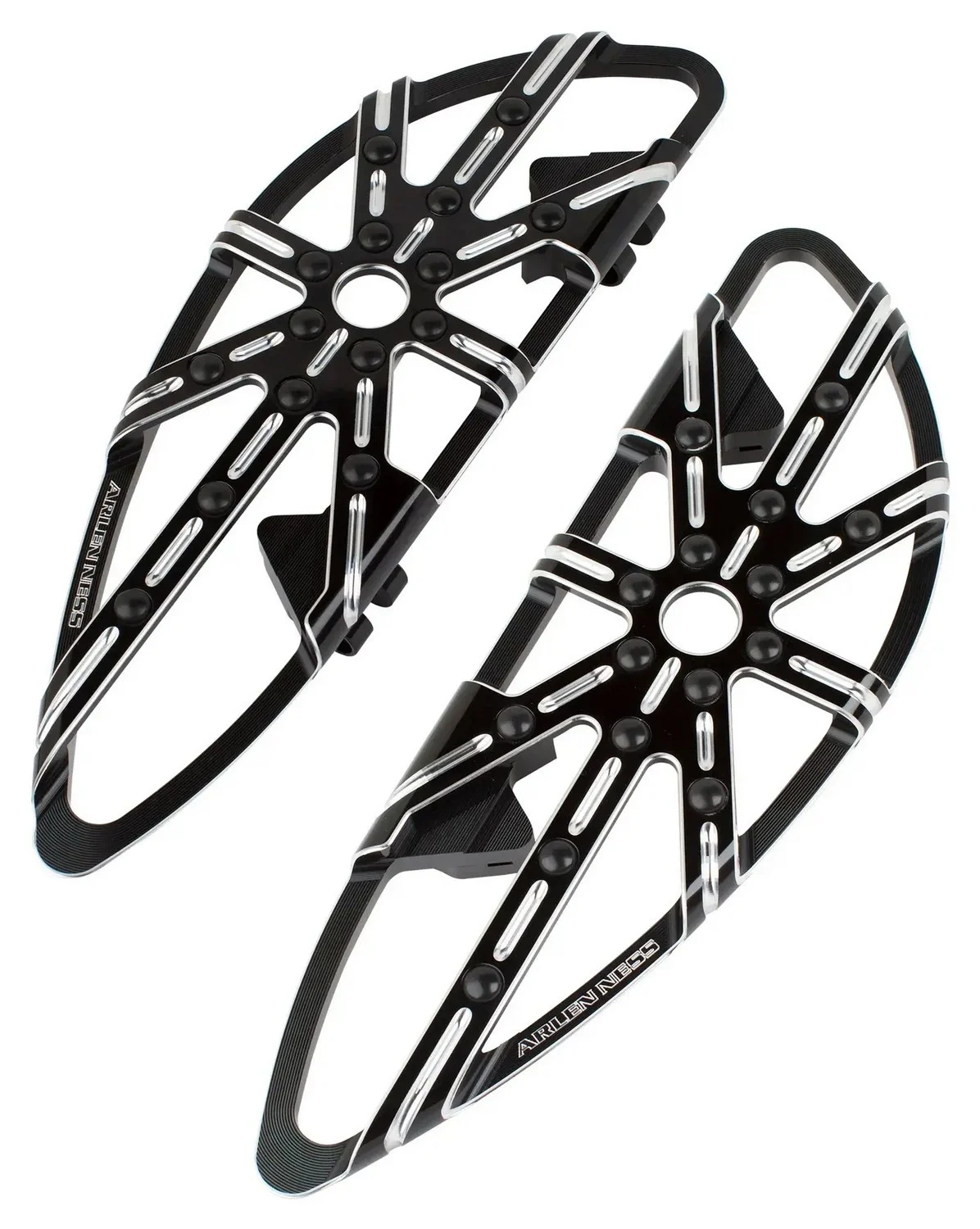 Arlen Ness 10-Gauge Black Floorboards (410-005)