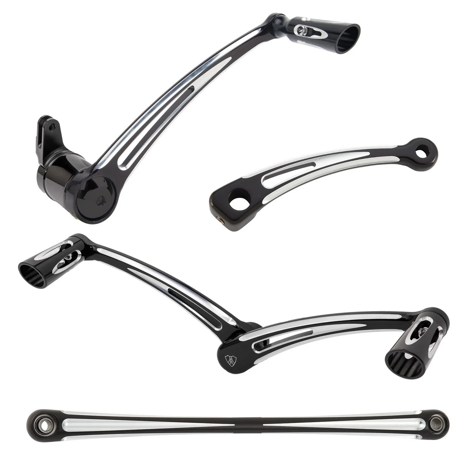 Arlen Ness Deep Cut Black Solo Foot Control Kit (420-108)