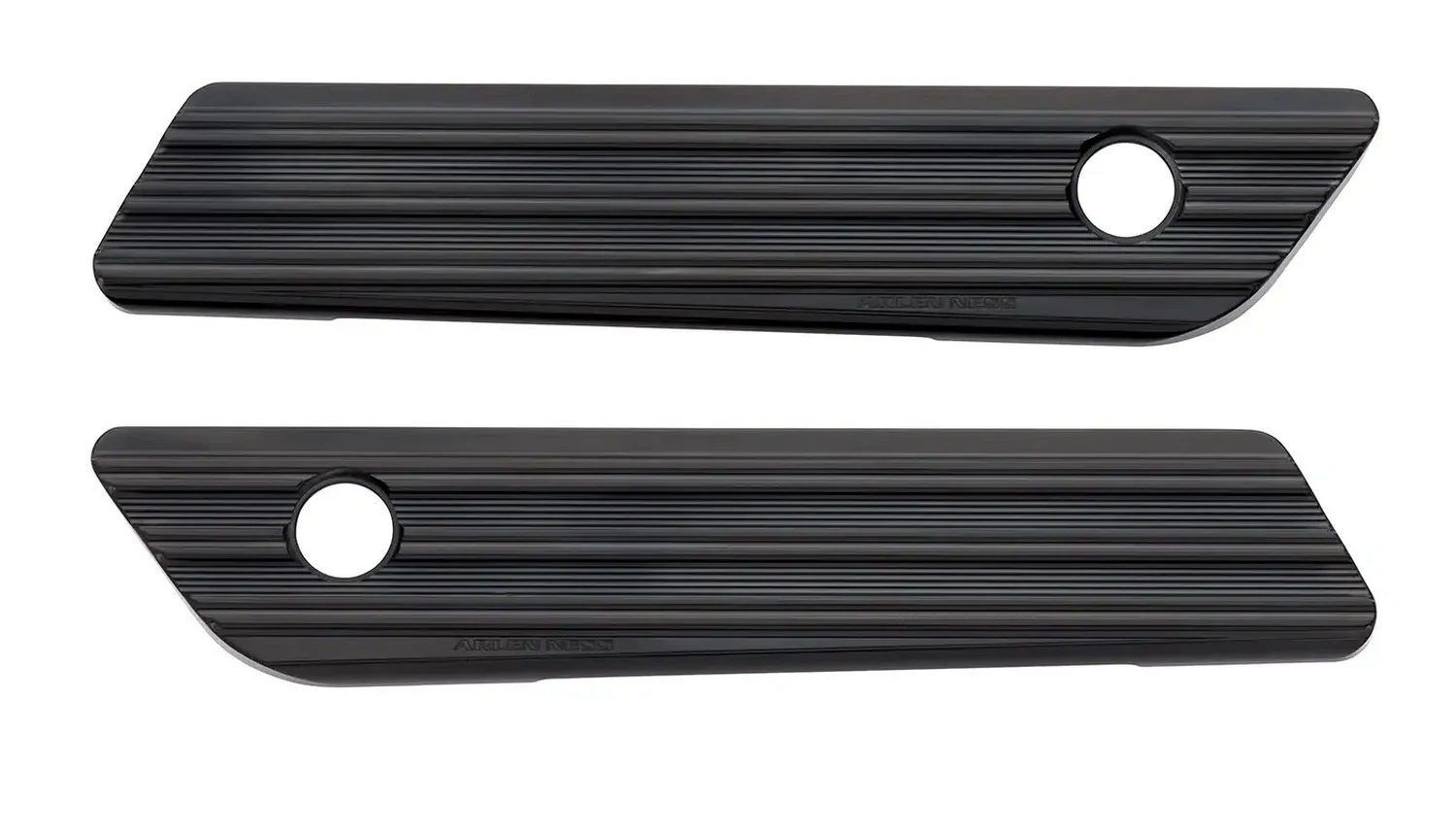 Arlen Ness 10-Gauge All Black Saddlebag Latch Covers (03-603)