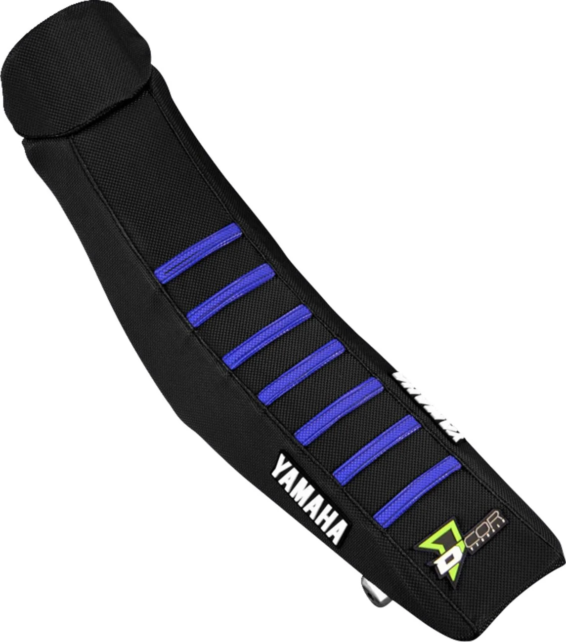 D'Cor Visuals Ribbed Seat Cover Black/Blue 24-25 YZ250F/23-25 YZ450F (30-50-500)