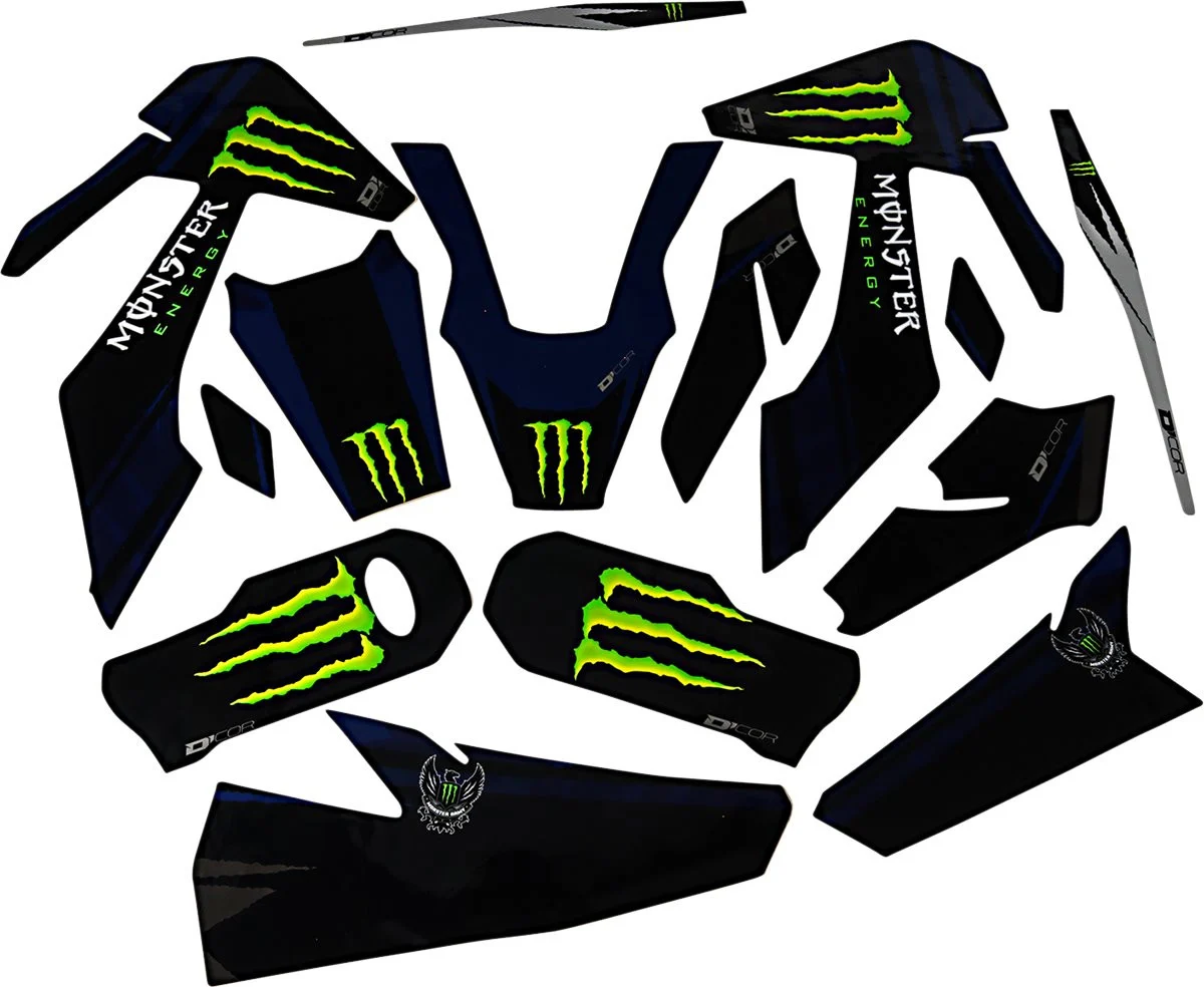 D'Cor Visuals Husqvarna Monster Energy Graphics Kit (20-70-103)