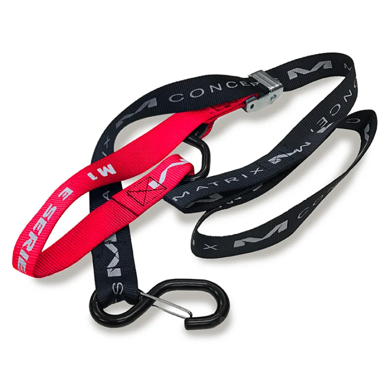 Matrix Concepts E Series 1 Inch Tie Down Set - Red - E1-102