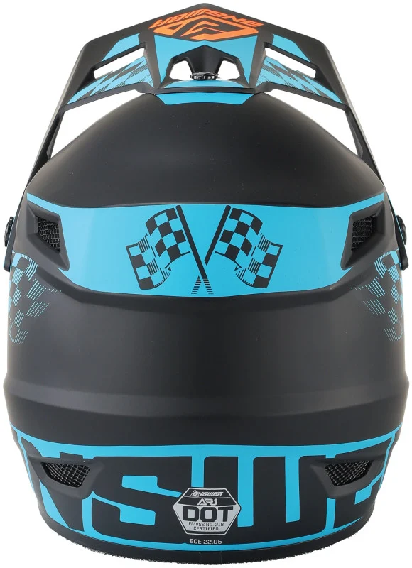 Answer Youth AR1 Sweep Helmet - Black, Astana & Hyper Orange