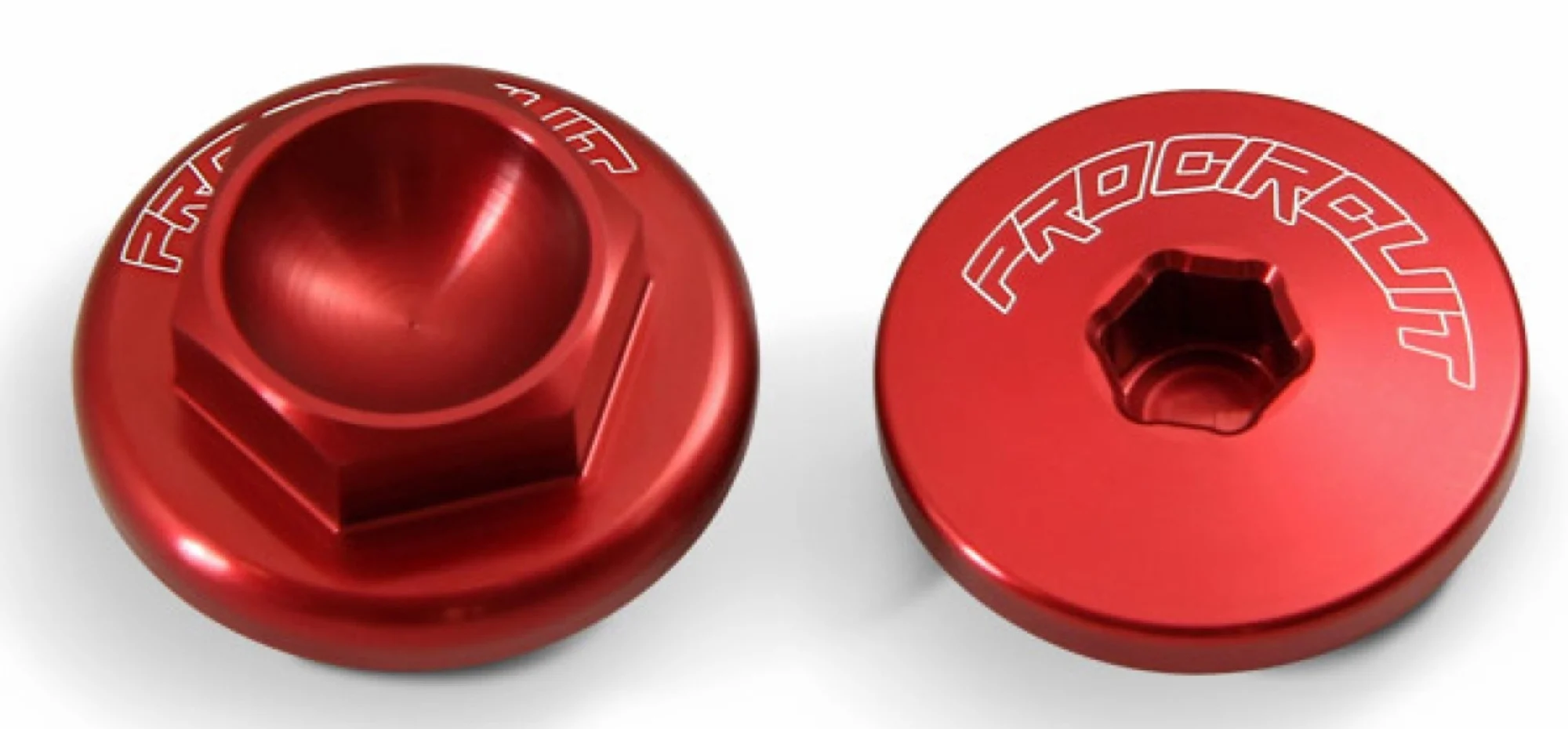 Pro Circuit Red Aluminum Engine Plug Kit (PC4009-0017)