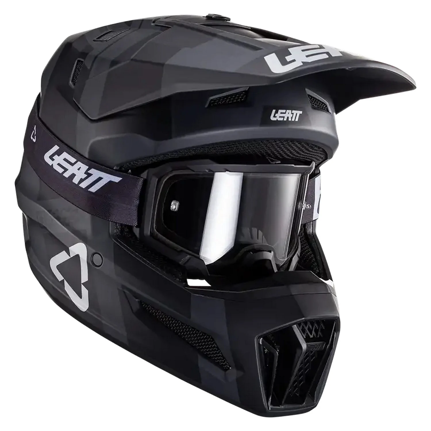 Leatt 3.5 V24 MX Offroad Helmet w/4.5 Goggles