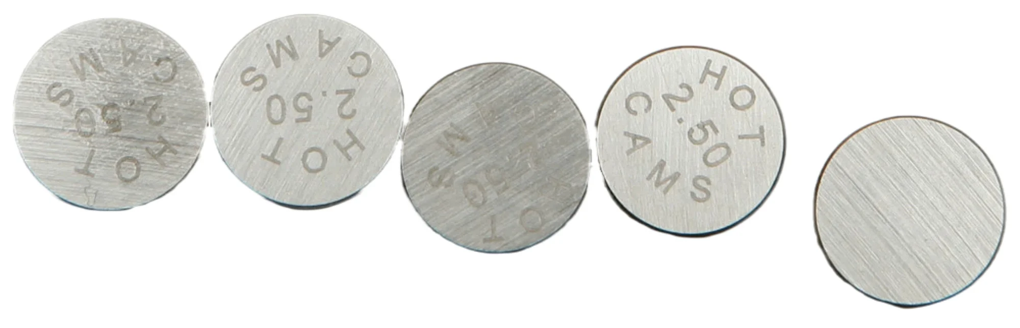 Hot Cams 10.00mm x 2.50mm Valve Shims 5-Pack (5PK1000250)