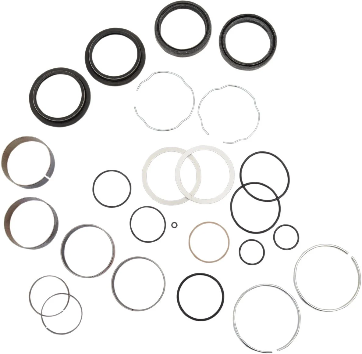 Pivot Works Front Fork Seal, Wiper & Bushing Rebuild Kit (PWFFK-K20-000)