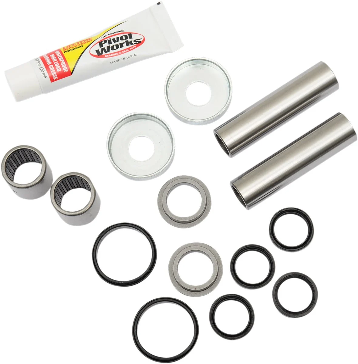 Pivot Works Swingarm Bushing, Bearing & Seal Rebuild Kit (PWSAK-H30-400)