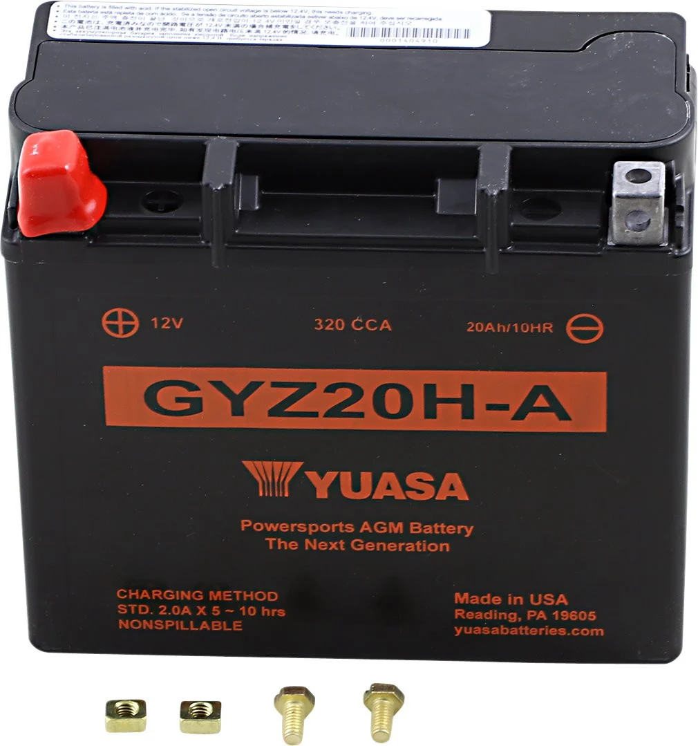 Yuasa GYZ20H-A GYZ Series AGM Maintenance Free Battery (YUAM720GHA)