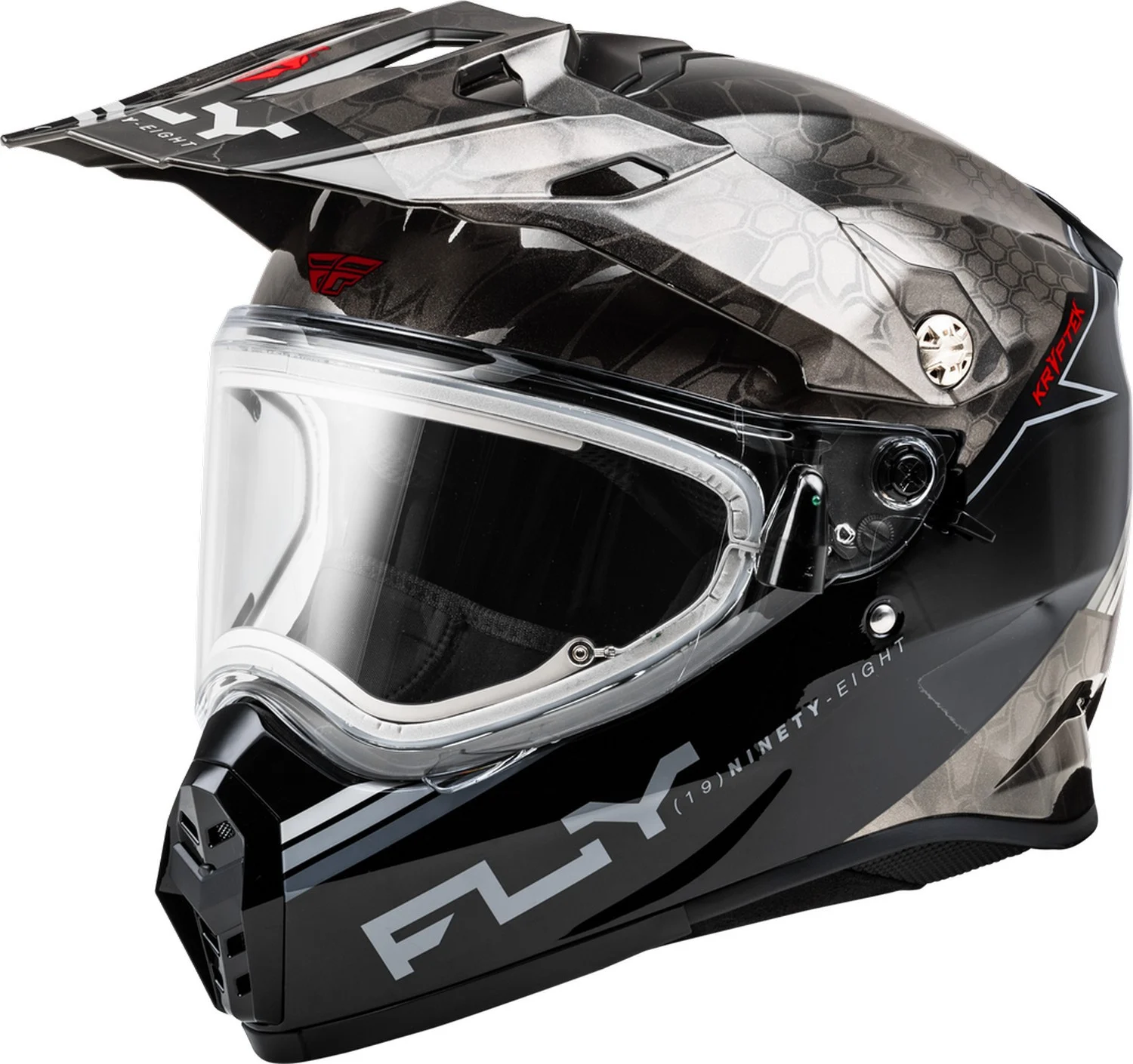 Fly Racing Trekker CW Conceal Helmet w/Heated Electric Shield