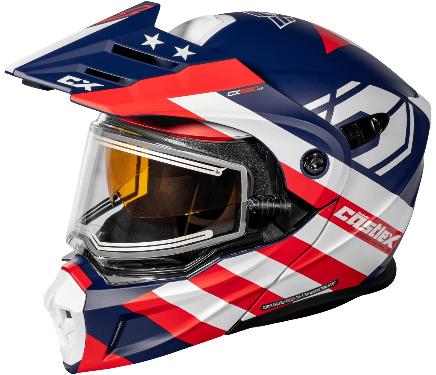 Castle X CX950 V2 General Modular Snow Helmet w/Electric Shield