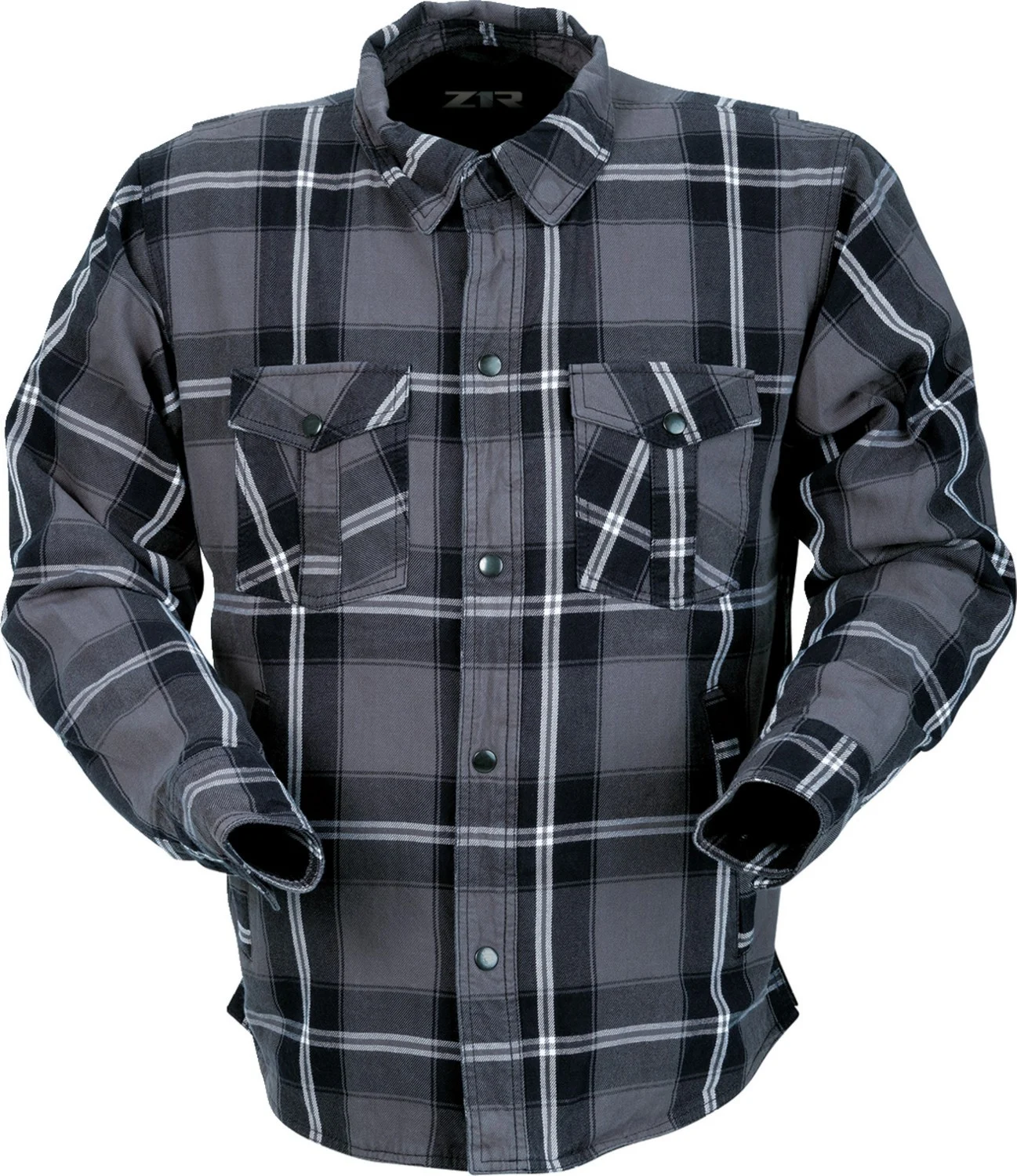 Z1R Ashwood Mens Button Up Long Sleeve Flannel Shirt