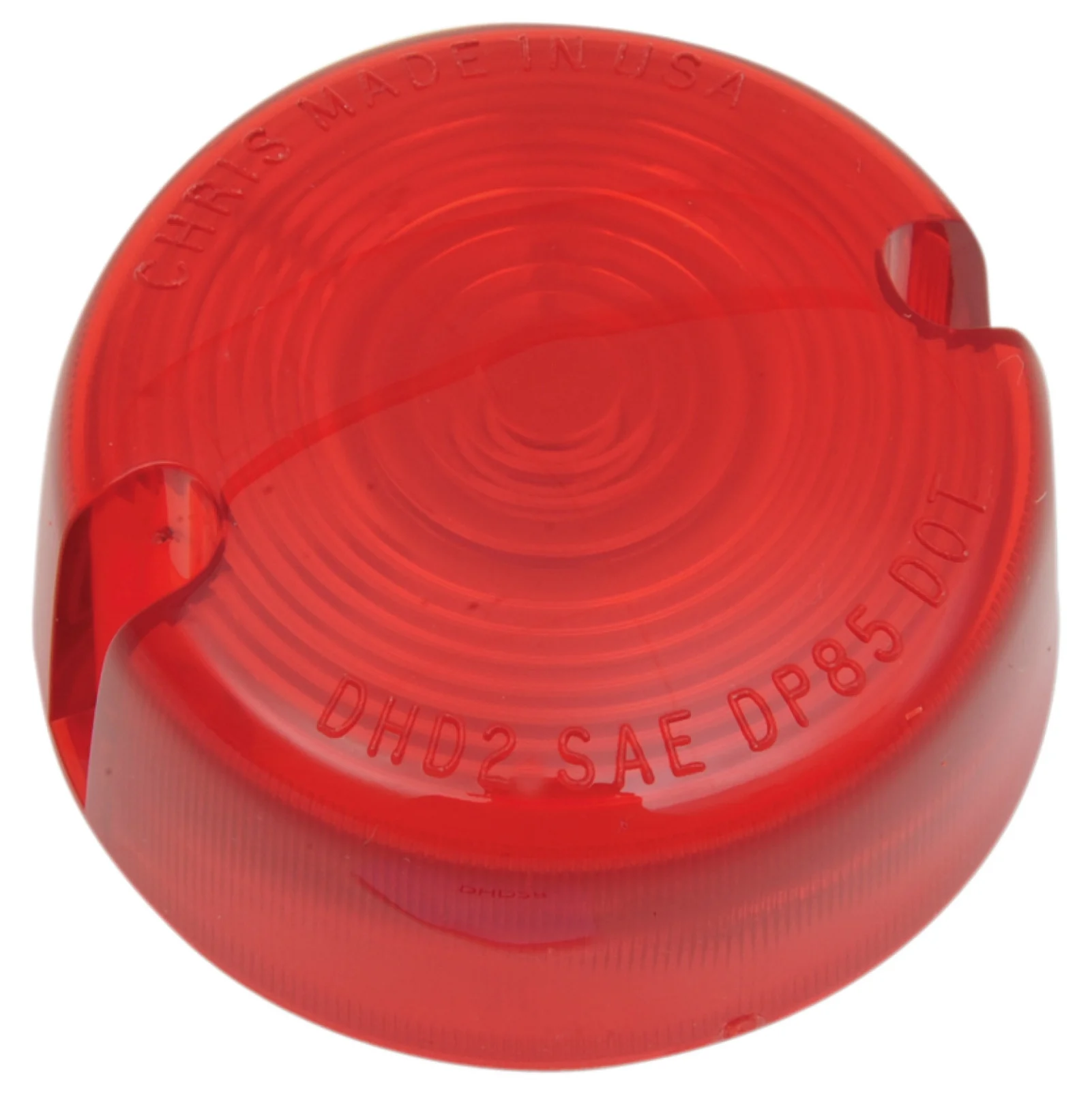 Chris Products Red Rear Turn Signal Lens '86-'99 Harley FX (DHD2R)