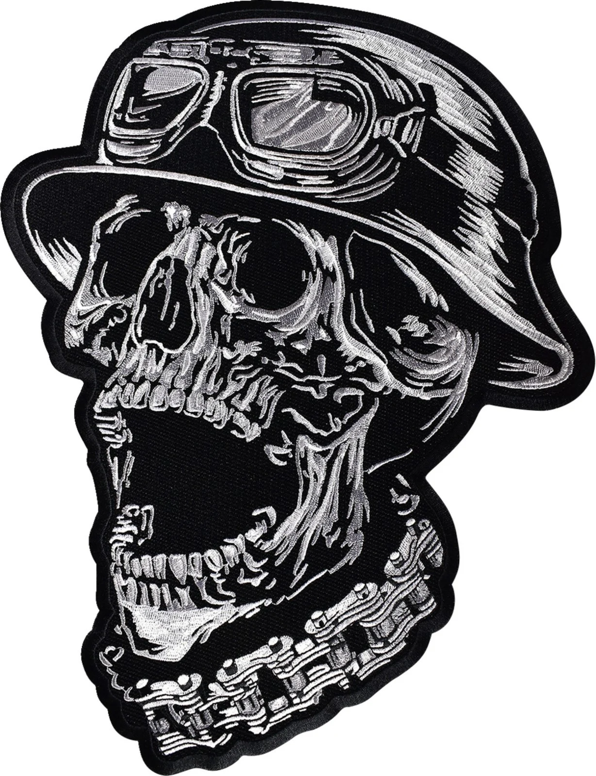 Lethal Threat FTW Helmet Skull Embroidered Patch