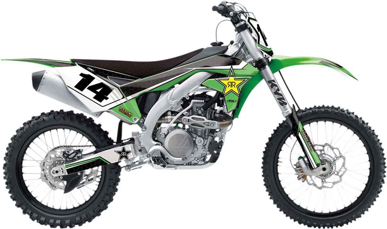 Factory Effex Kawasaki Rockstar Factory Racing Graphics Kit (23-14124)