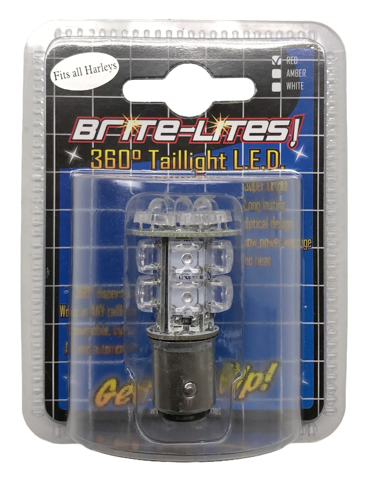 Brite Lites 1157 Red 360 LED Bulb (5/16" Longer than Standard) (BL-1157360R2)